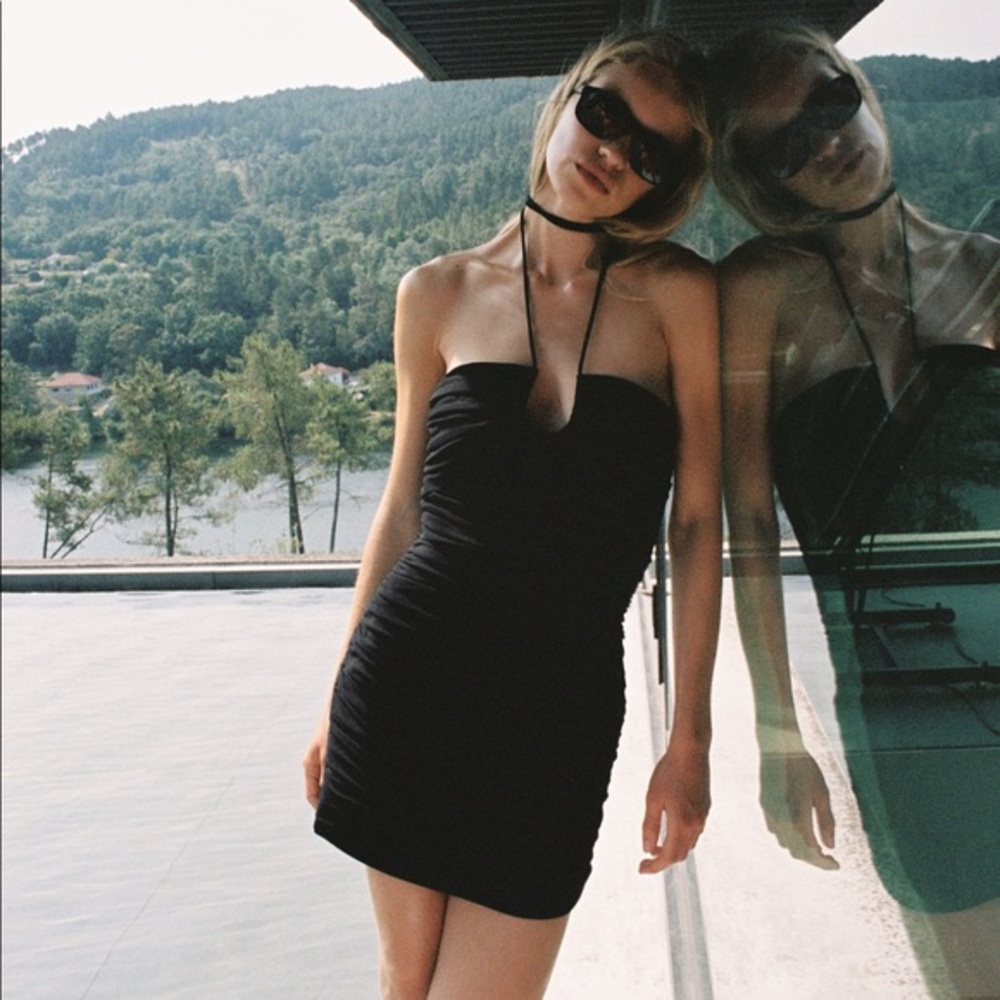 NWT Draped Mini Dress by Zara